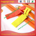Custom 3D soft silicone luggage tag/ rubber bag tag/ pvc luggage tag